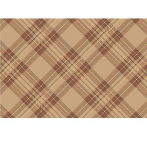 Hester & Cook Autumn Plaid Placemat - Pad of 24